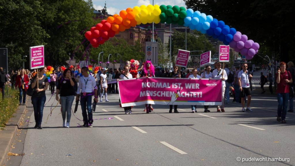  CSD - Hamburg ist bunt! - Frau Pudelwohl Fotografie Bildidee 